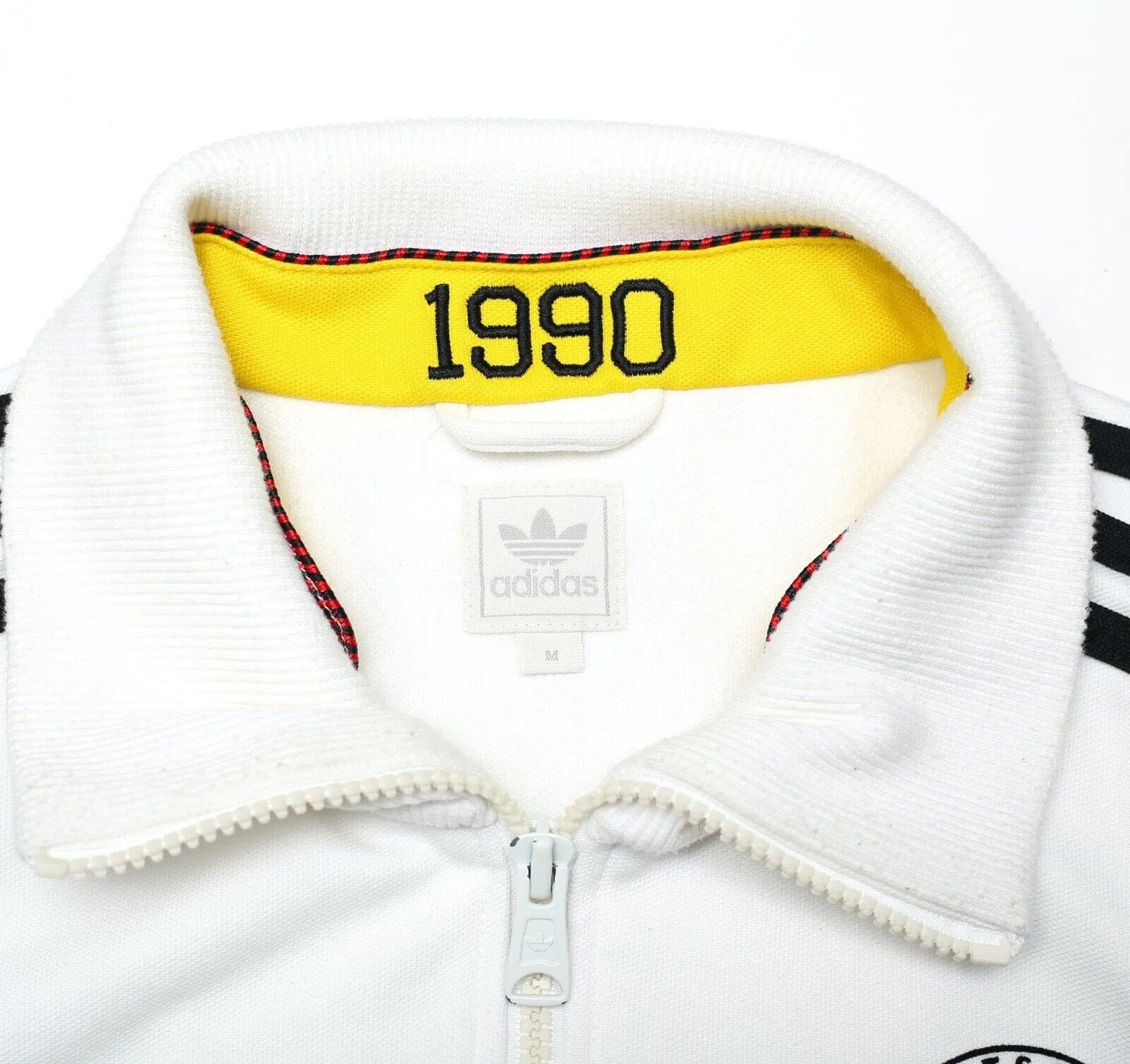 1990 Germany Retro adidas Originals Football Track Top Jacket (M)  Italia 90