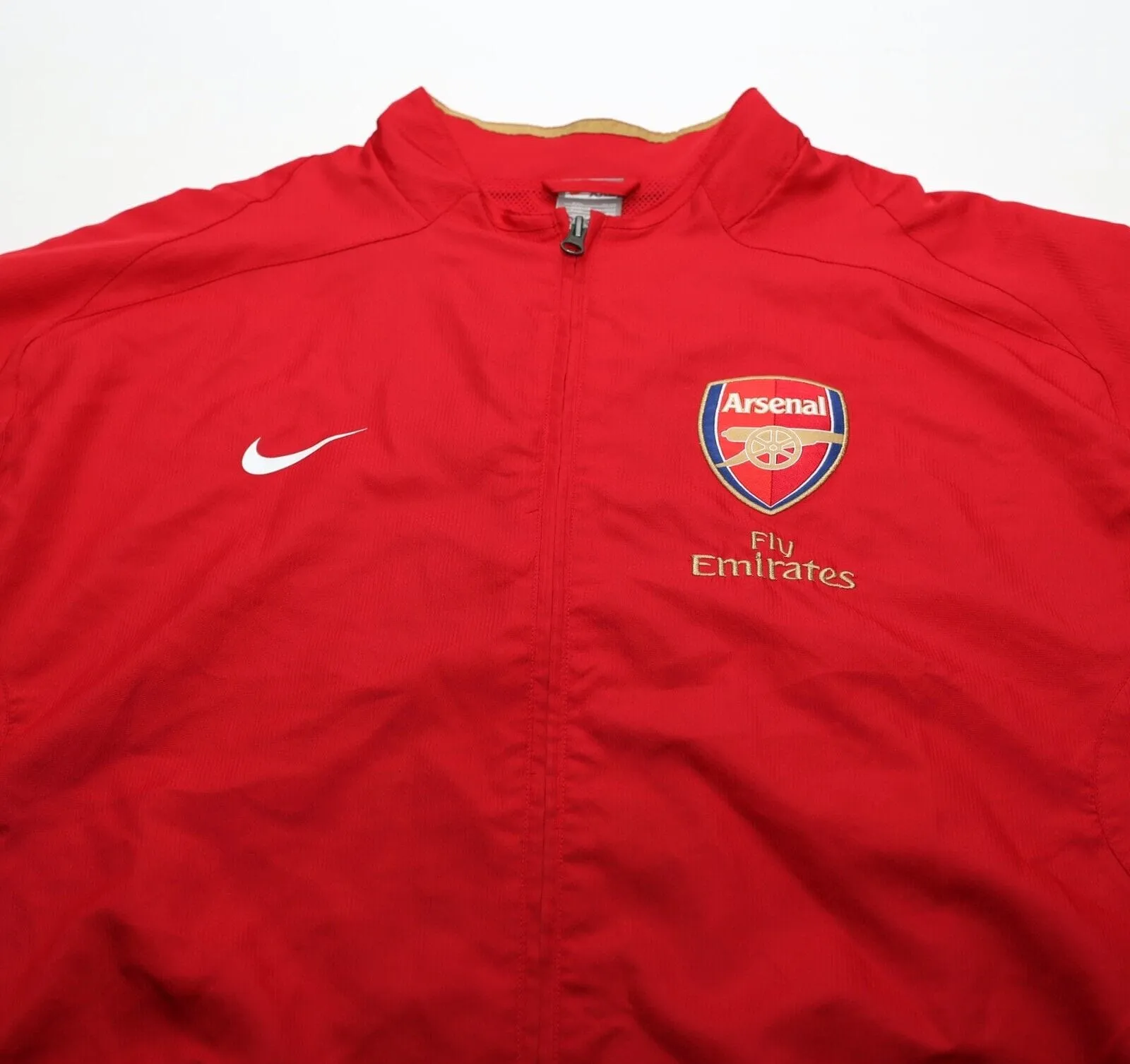 2008/09 Arsenal Vintage Nike Football Track Top Jacket (XXL)