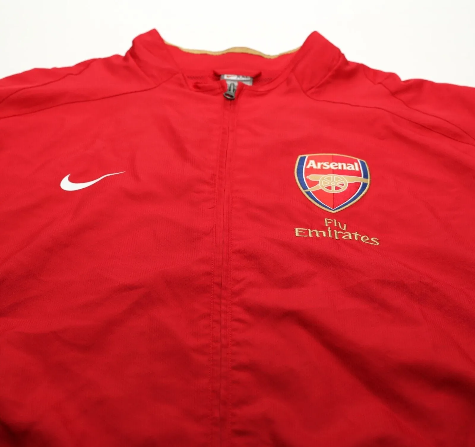 2008/09 Arsenal Vintage Nike Football Track Top Jacket (XXL)