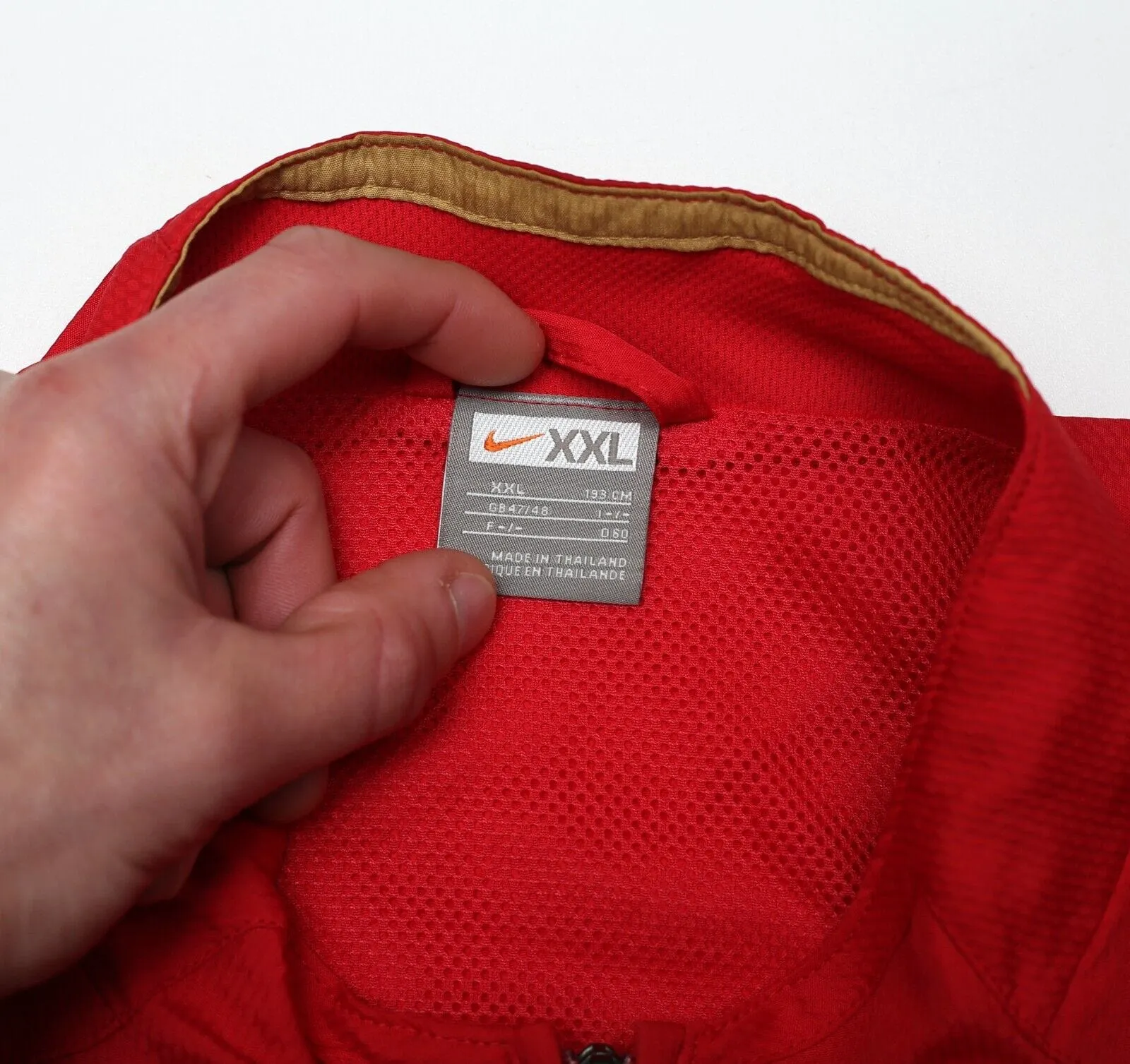 2008/09 Arsenal Vintage Nike Football Track Top Jacket (XXL)