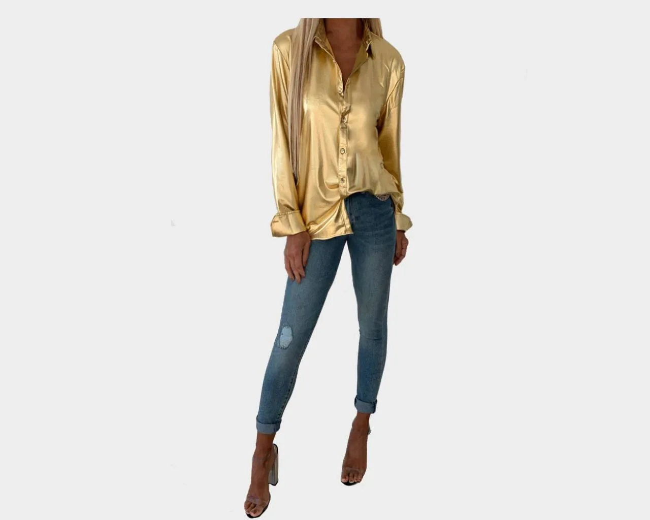 3 Gold Rush Long Sleeve Shirt - The Milan