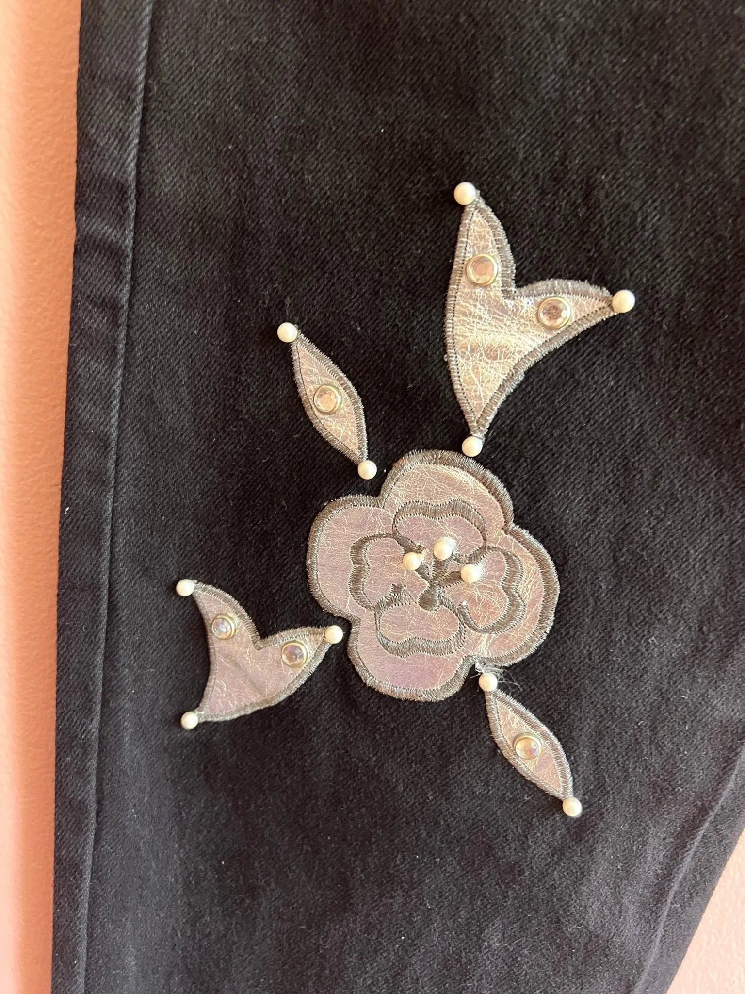 80s High Waisted Studded Jeans
