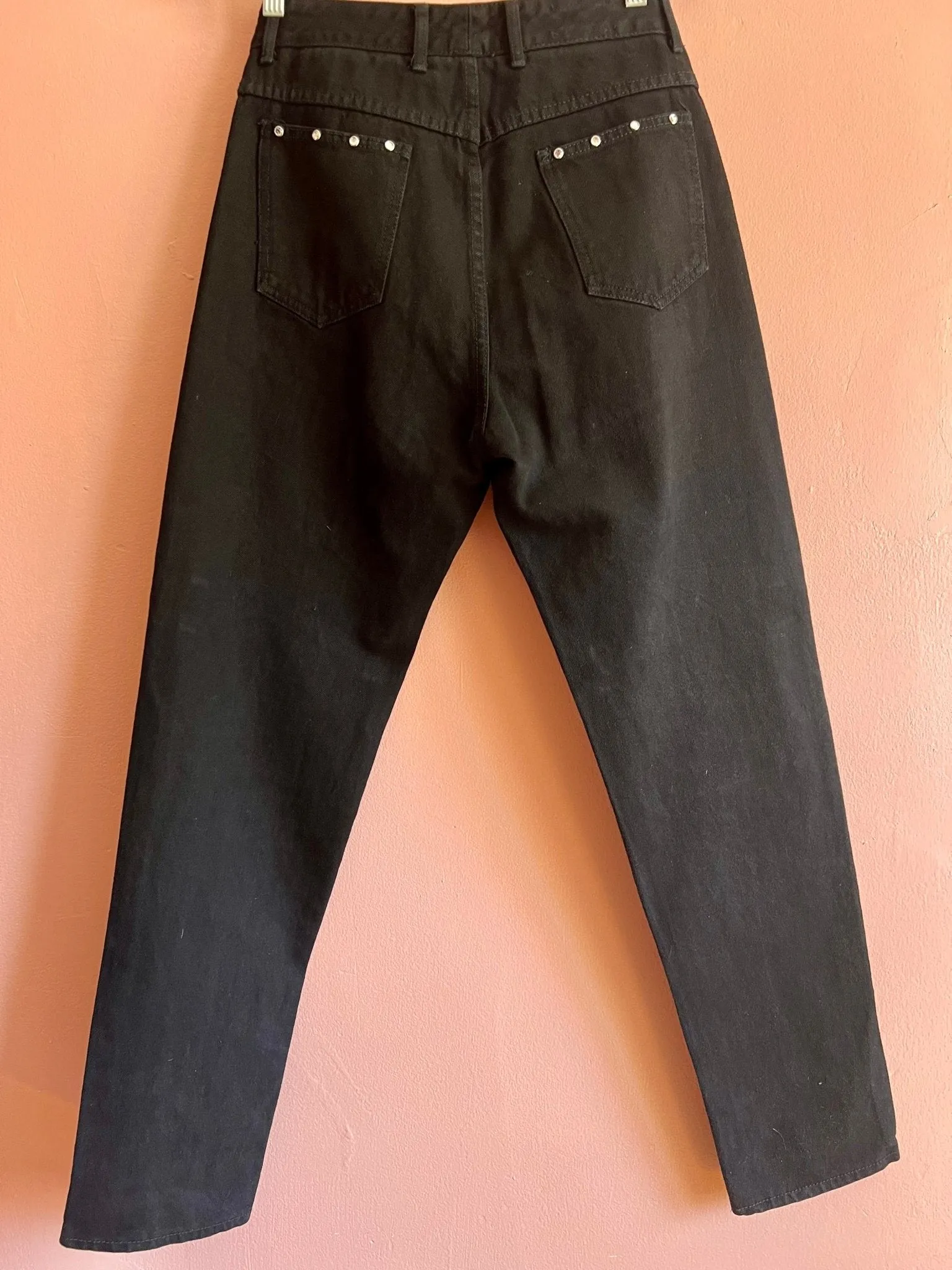 80s High Waisted Studded Jeans