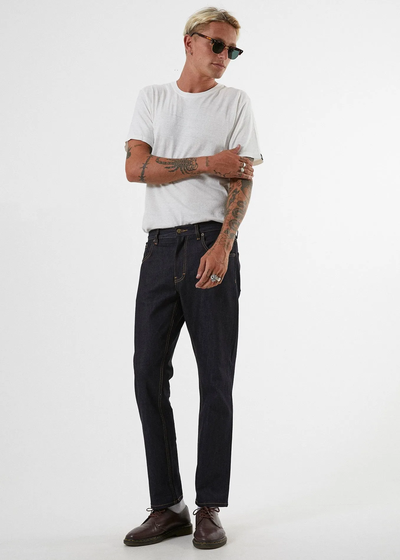 Afends Mens Society - Slim Fit Denim Jeans