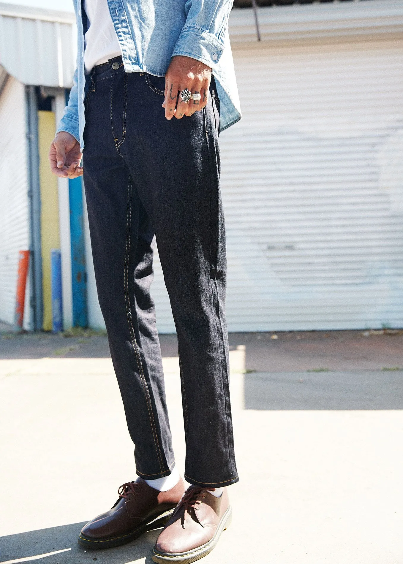 Afends Mens Society - Slim Fit Denim Jeans