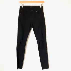 Amaryllis Black Distressed Skinny Jeans- Size Small (Inseam 29”)