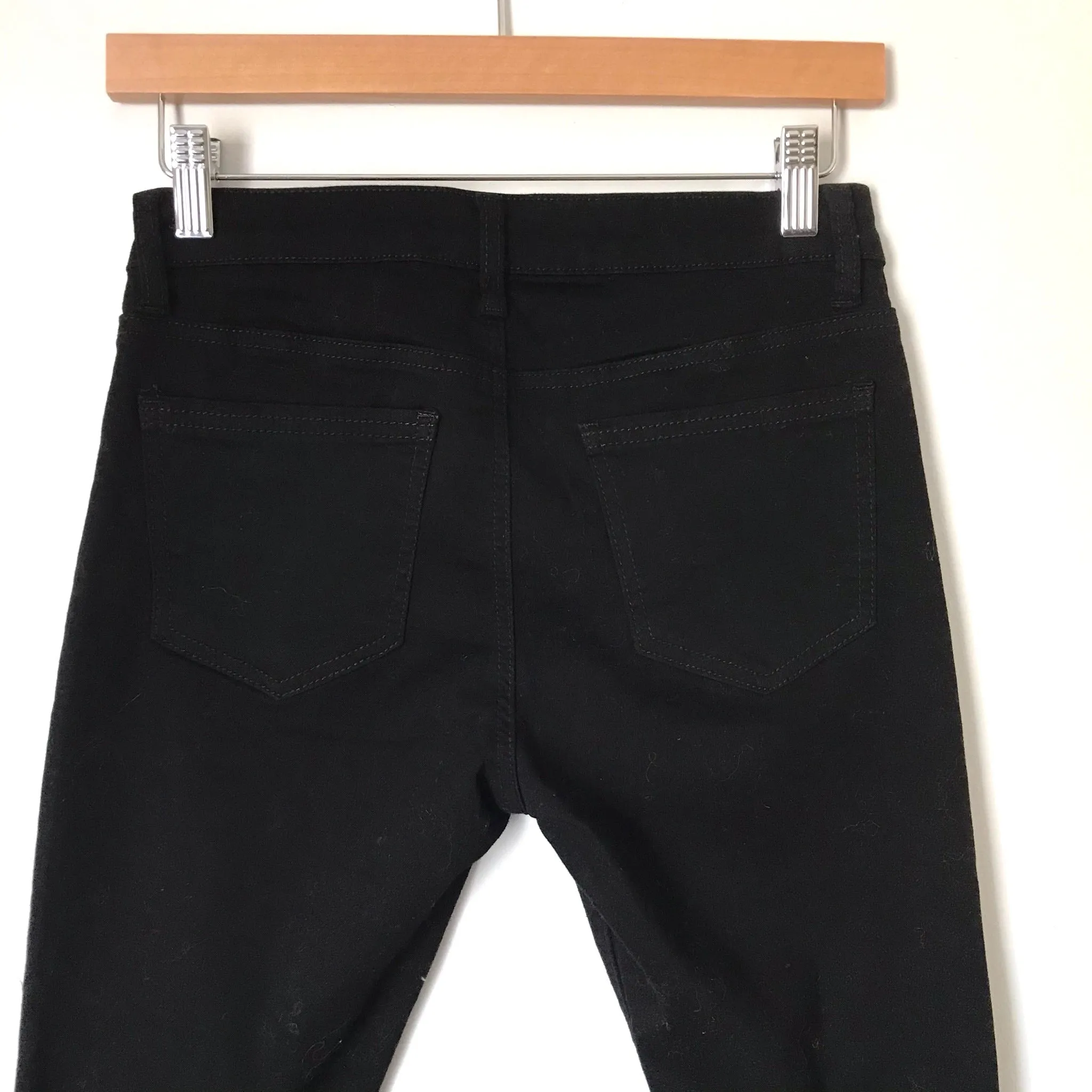 Amaryllis Black Distressed Skinny Jeans- Size Small (Inseam 29”)