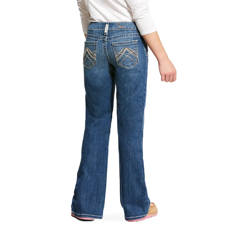 Ariat Girls Whipstitch Boot Cut Jean 10025985
