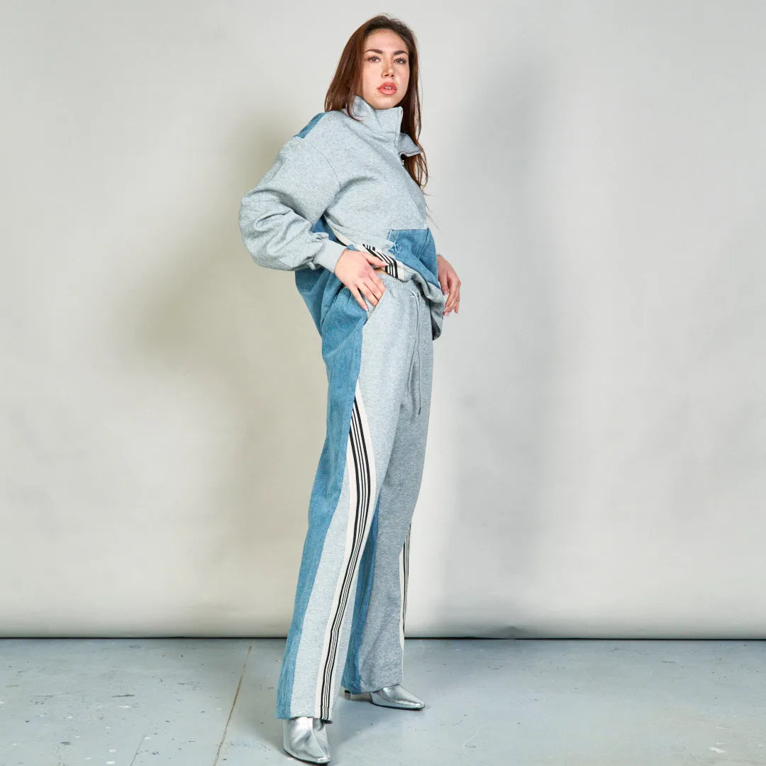 Athletic jacket and track pants set wholesale