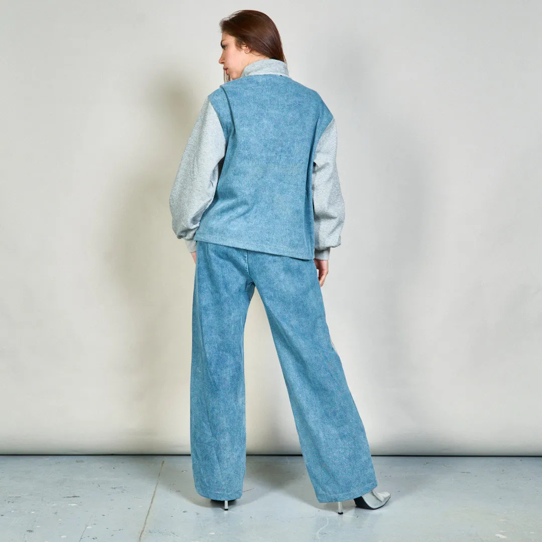 Athletic jacket and track pants set wholesale
