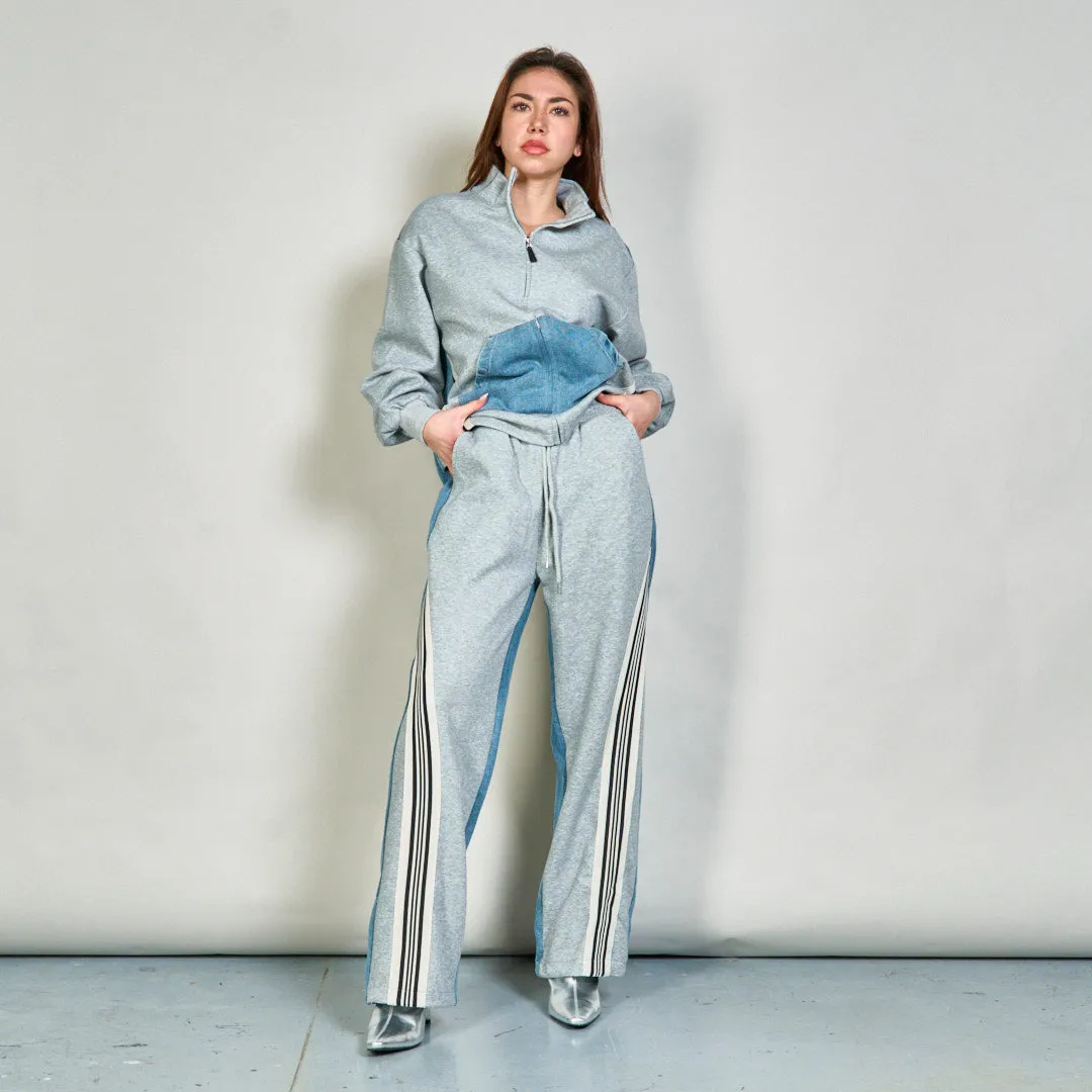 Athletic jacket and track pants set wholesale