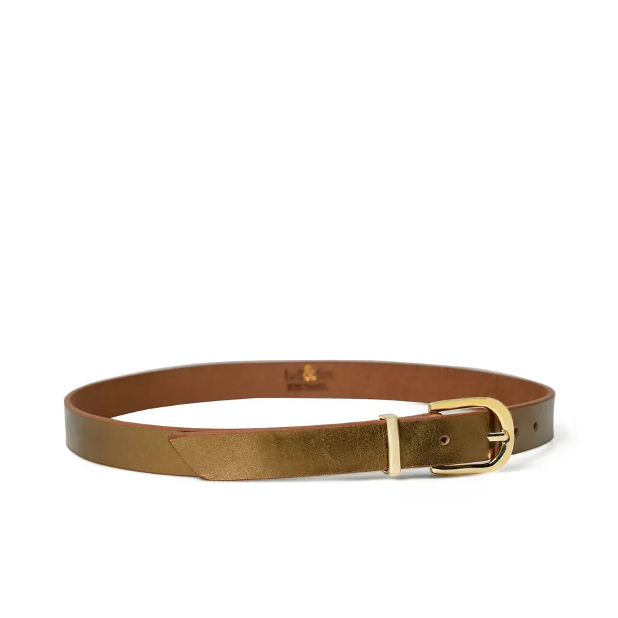 Bell & Fox Erina Leather Belt-Bronze