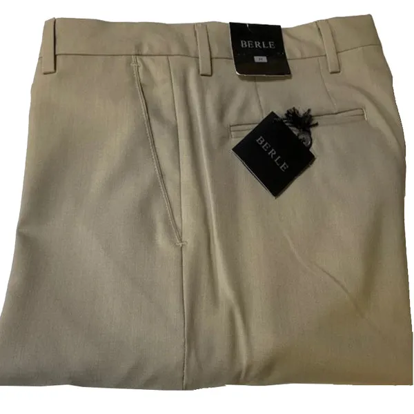 Berle Tropical Wool Dress Pants