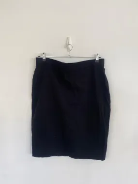 Black Pencil Skirt, Dorothy Perkins, Size 18 (Viscose, Nylon, Elastane)