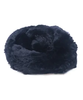 Black Rabbit Fur Scarf
