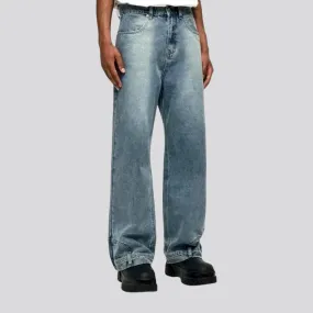 Boho high-rise men's jeans
