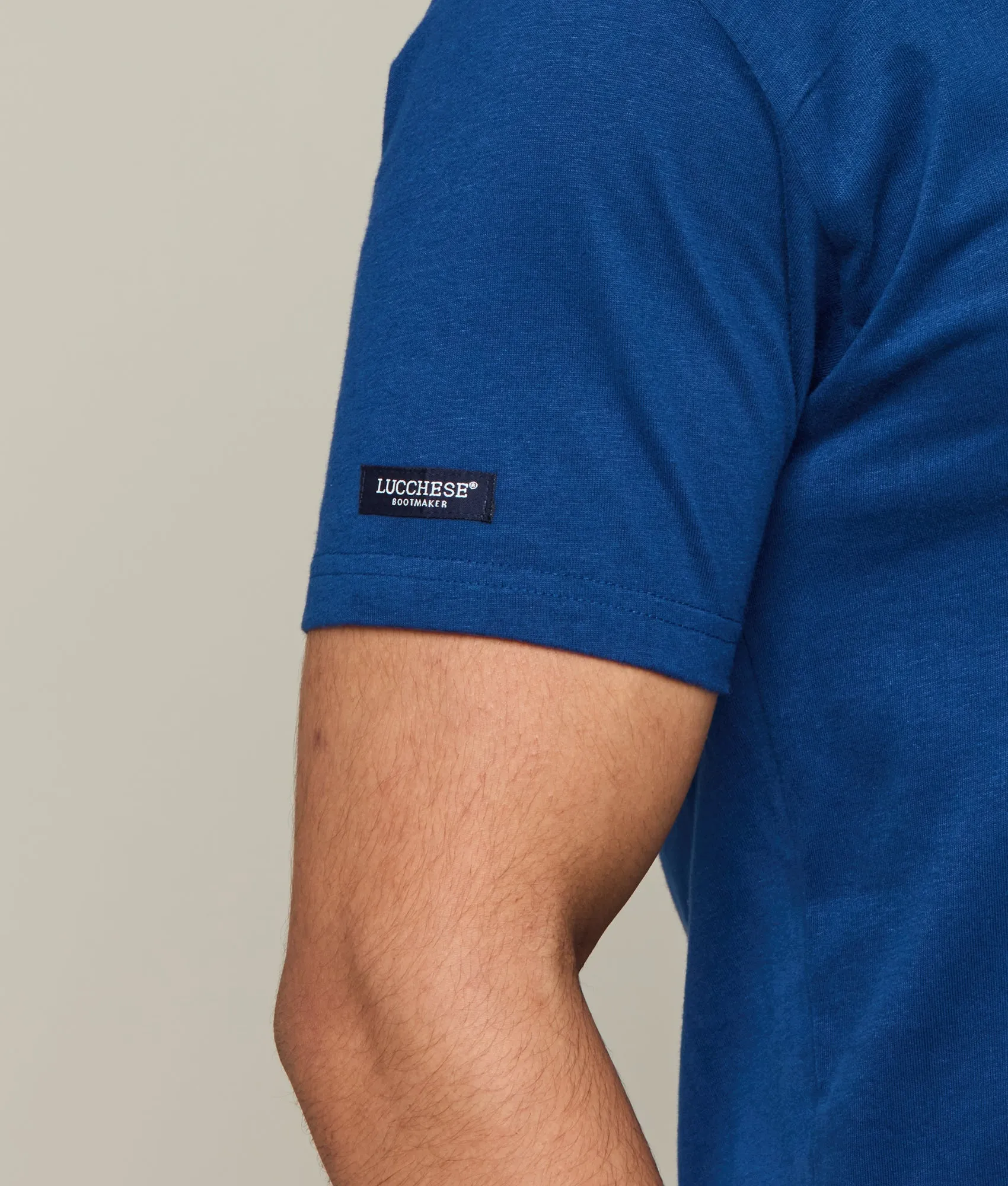 Bootmaker Tee :: Lucchese Navy