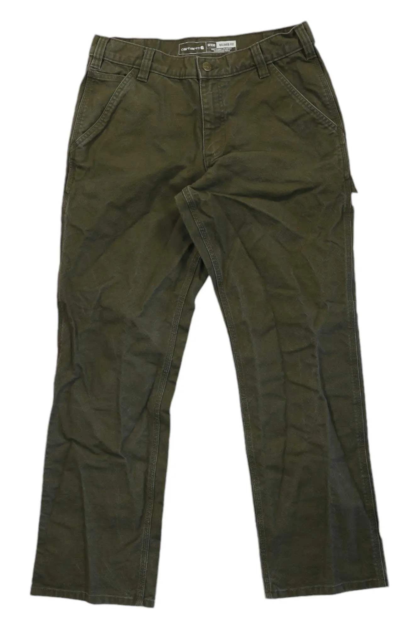 Carhartt Men's Rugged Flex Relaxed Fit Duck Dungaree