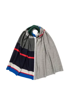 Cashmere Colour Block Stripe Stole
