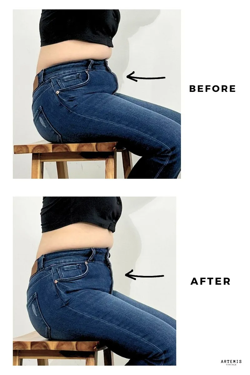 Corset Ultra High Rise Modern Wide Jeans