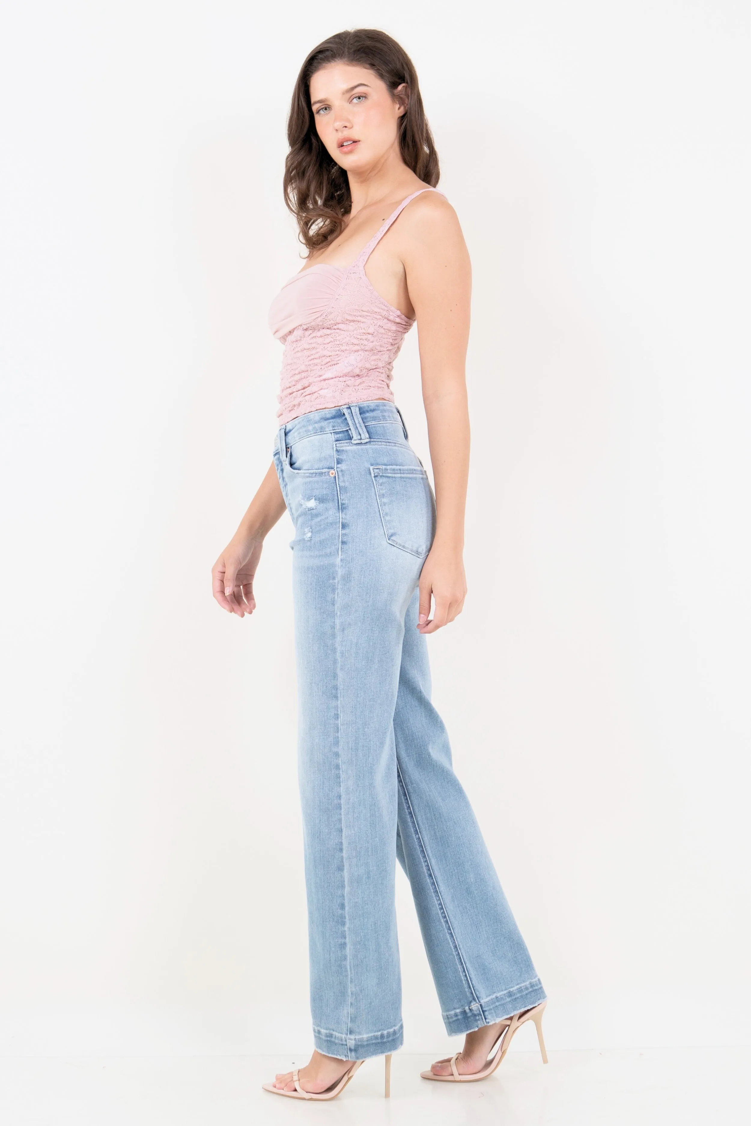 Corset Ultra High Rise Modern Wide Jeans
