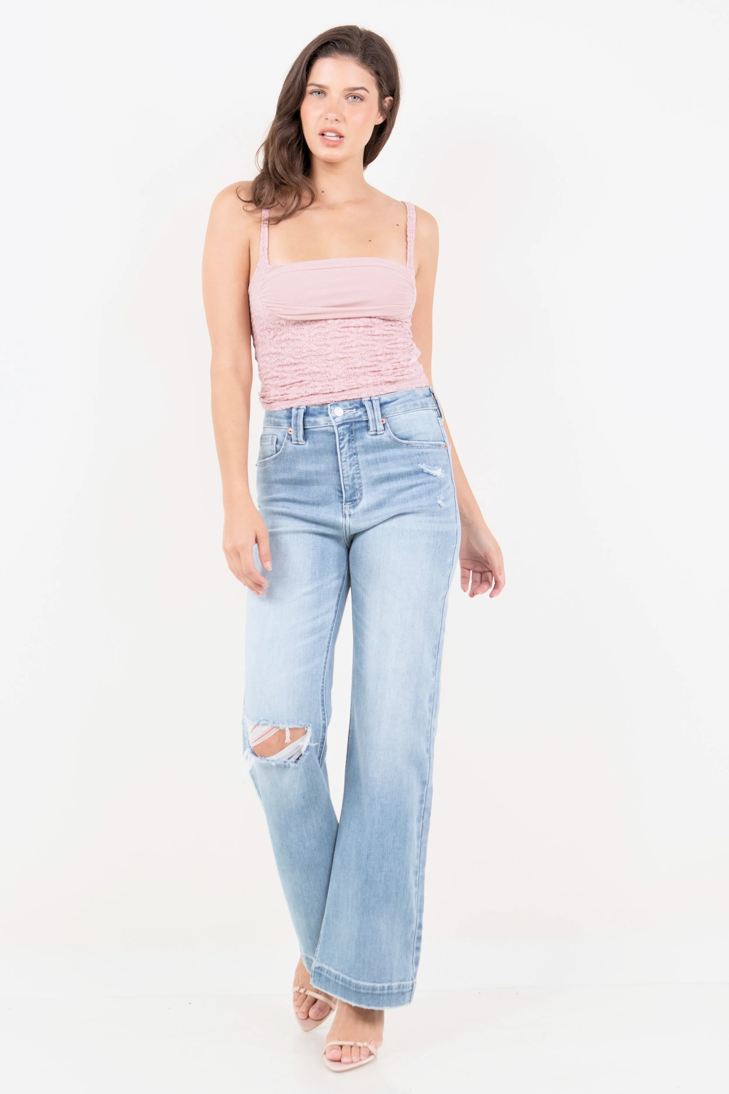 Corset Ultra High Rise Modern Wide Jeans