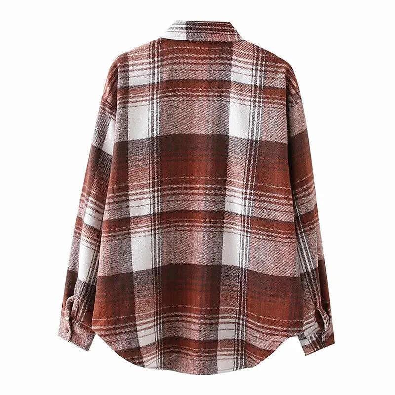 Cowgirl Plaid Print Shirt
