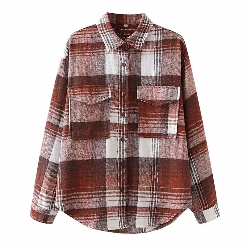 Cowgirl Plaid Print Shirt