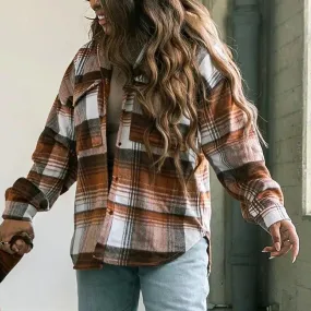 Cowgirl Plaid Print Shirt