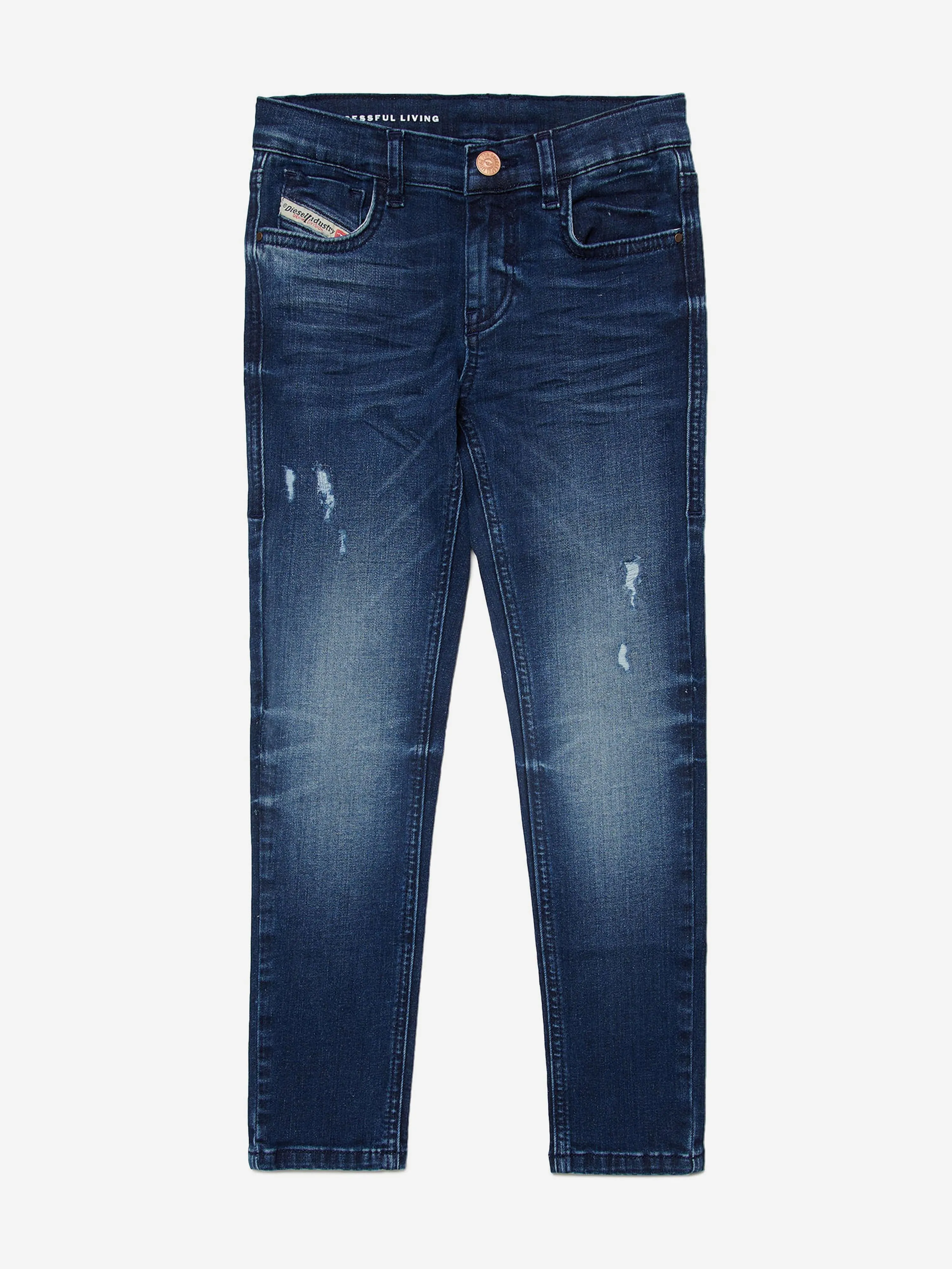 Diesel Girls Regular Fit Jeans in Blue