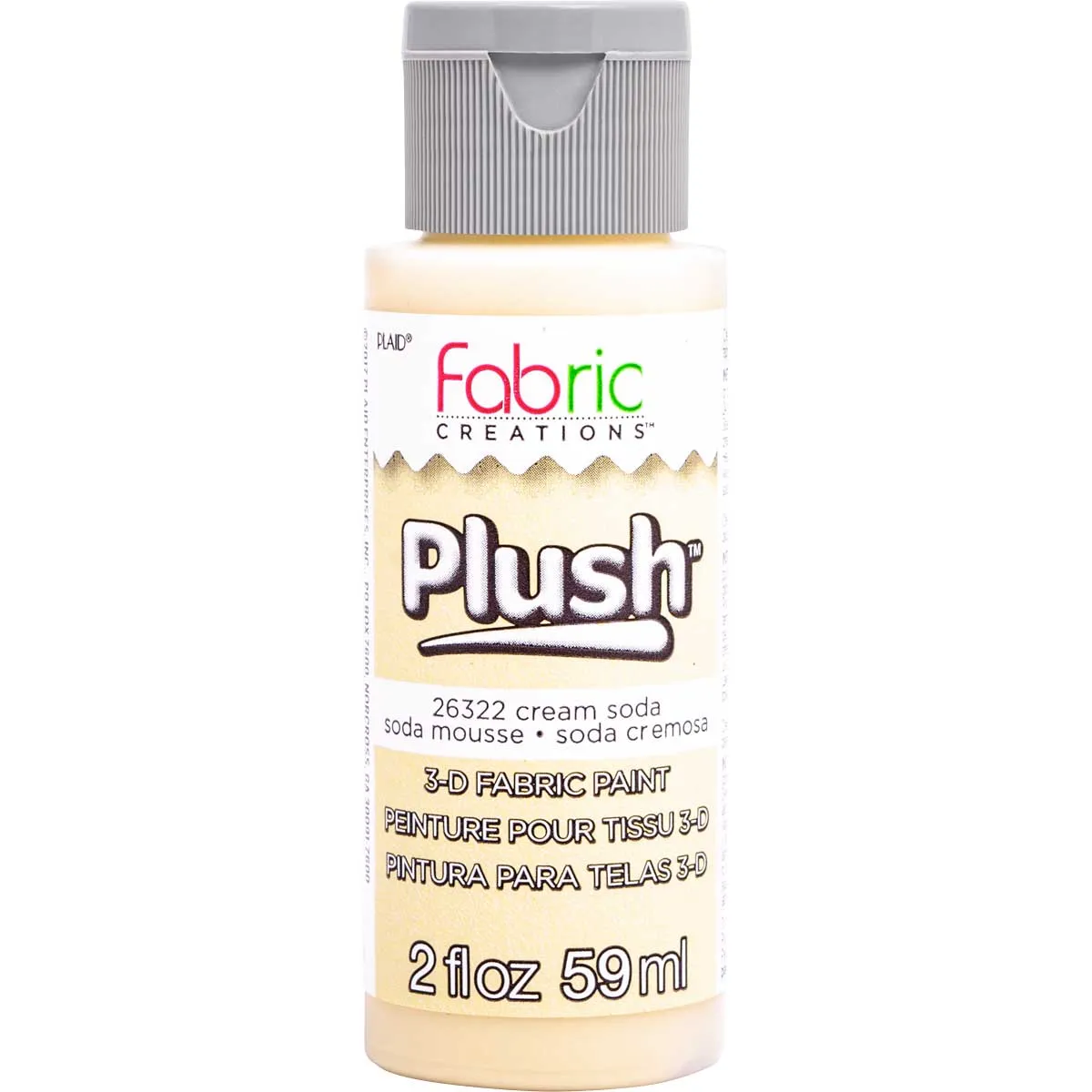 Fabric Creation Plush Water Based - Cream Soda