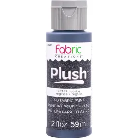 Fabric Creation Plush Water Based - Licorice Black