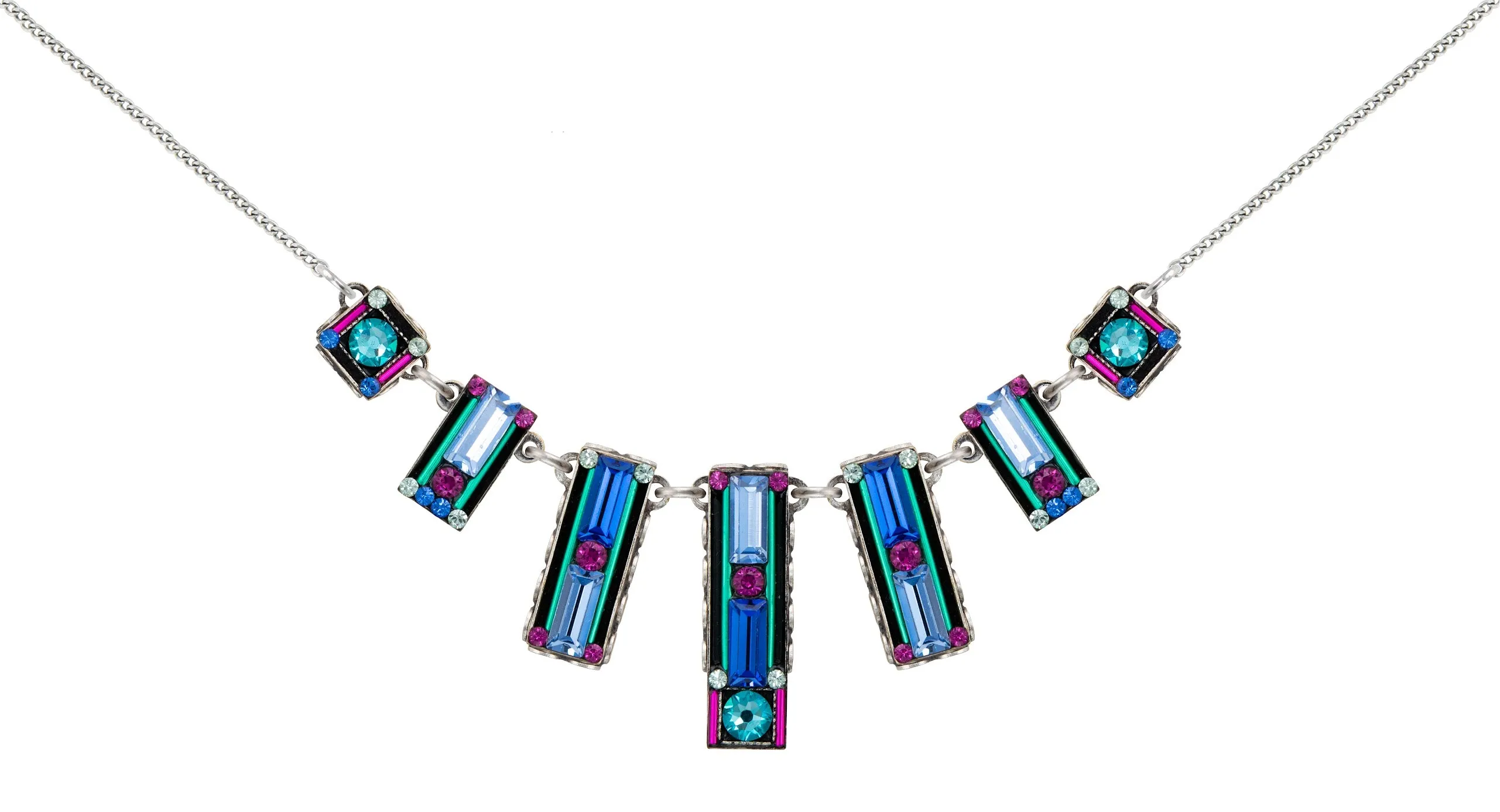 Firefly Blue Belle Necklace