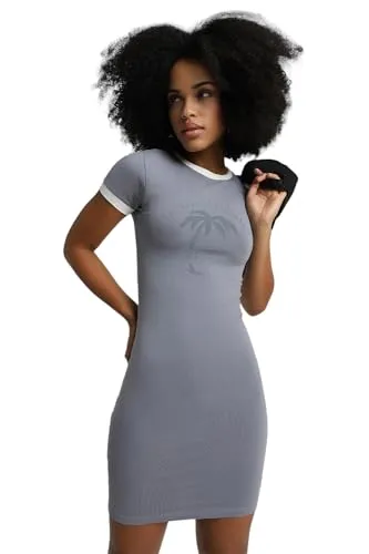 Forever 21-WOMEN-Graphic-Bodycon-Dresses-F20060258303-Grey-M