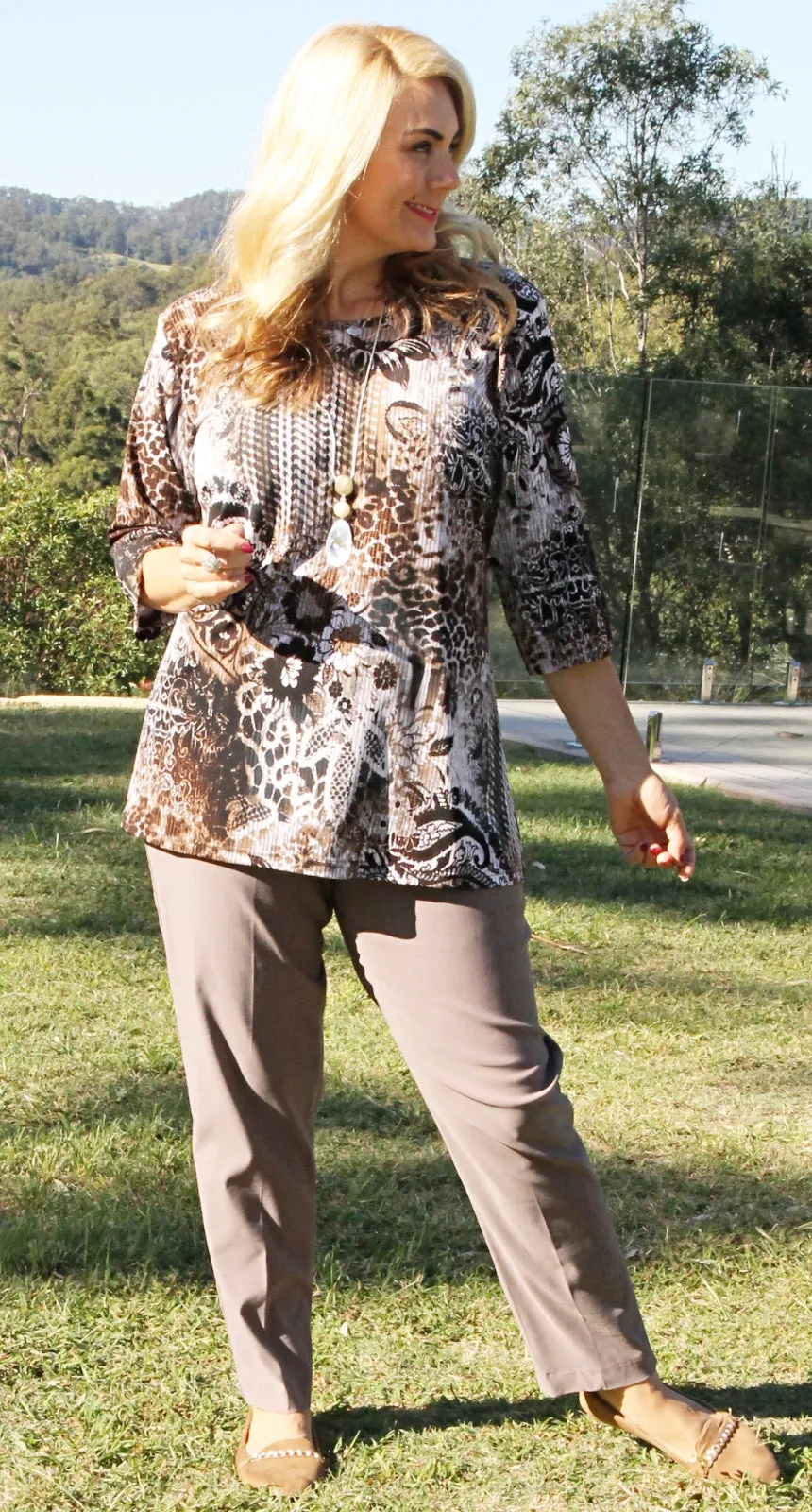 Full Length Bengaline Pant Stone