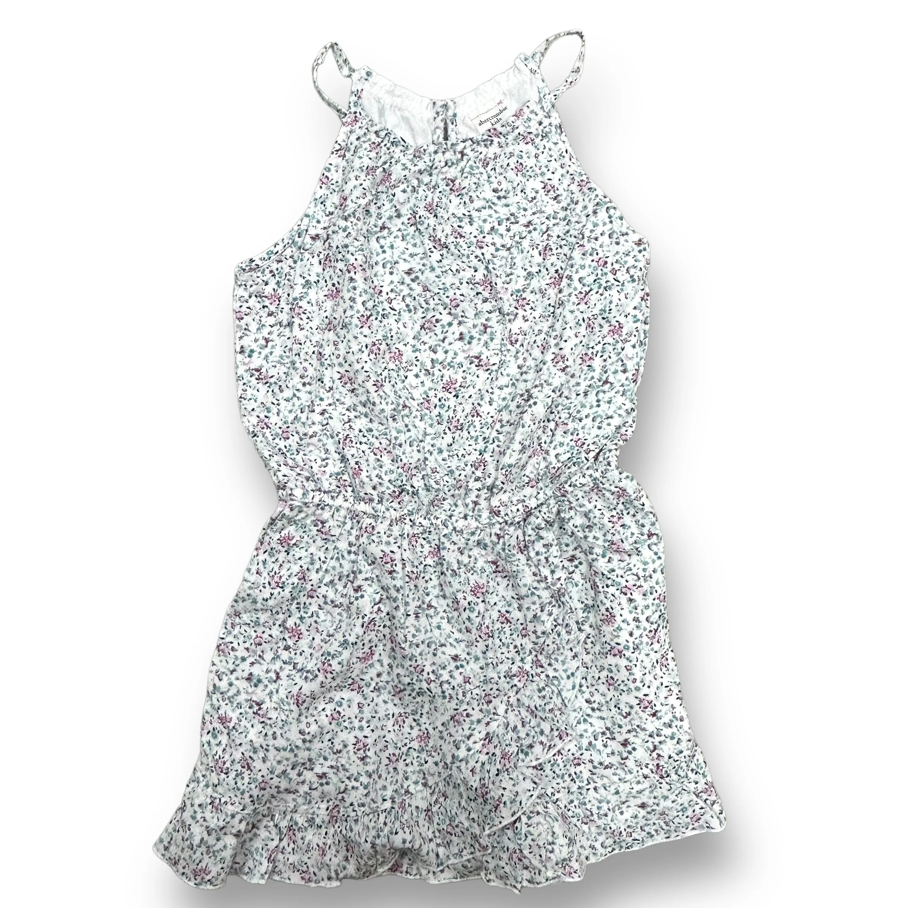 Girls Abercrombie Kids Size 11/12 Soft Knit Floral Print Summer Skort Romper