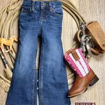 Girl's Wrangler Trouser Jeans in Faith