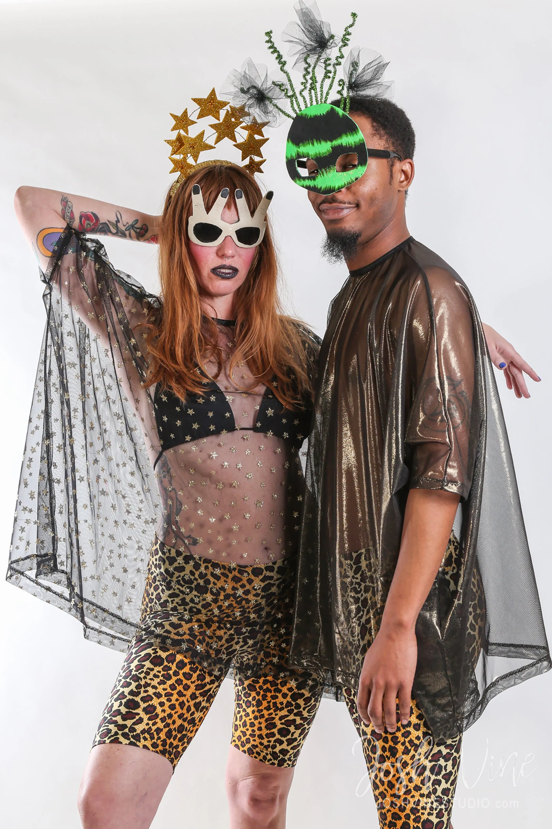 Gold Mesh Tent Dress