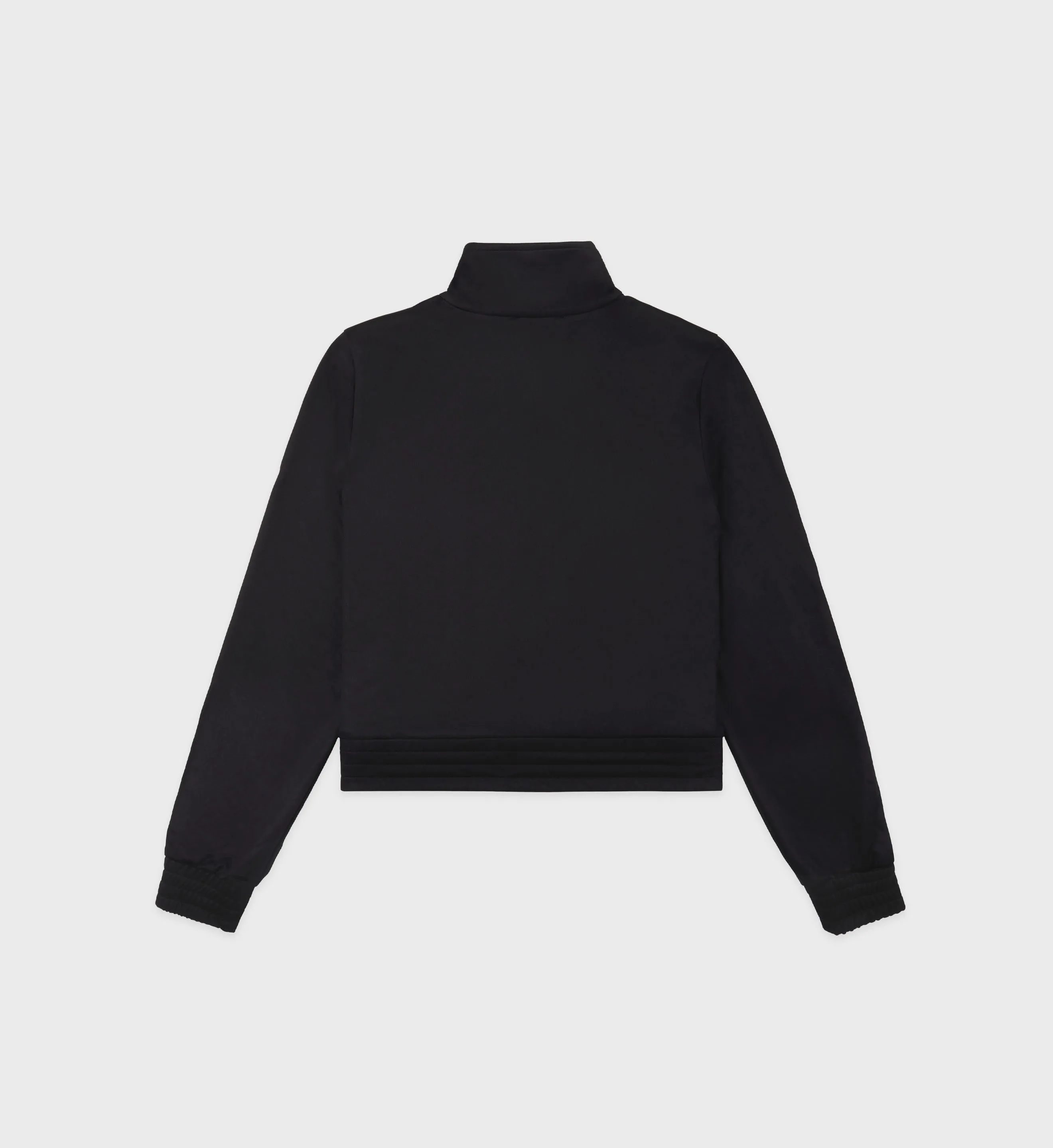 Golf Embroidered Track Jacket - Black/Cream