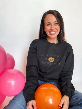 Halloweentown University Crewneck - Black