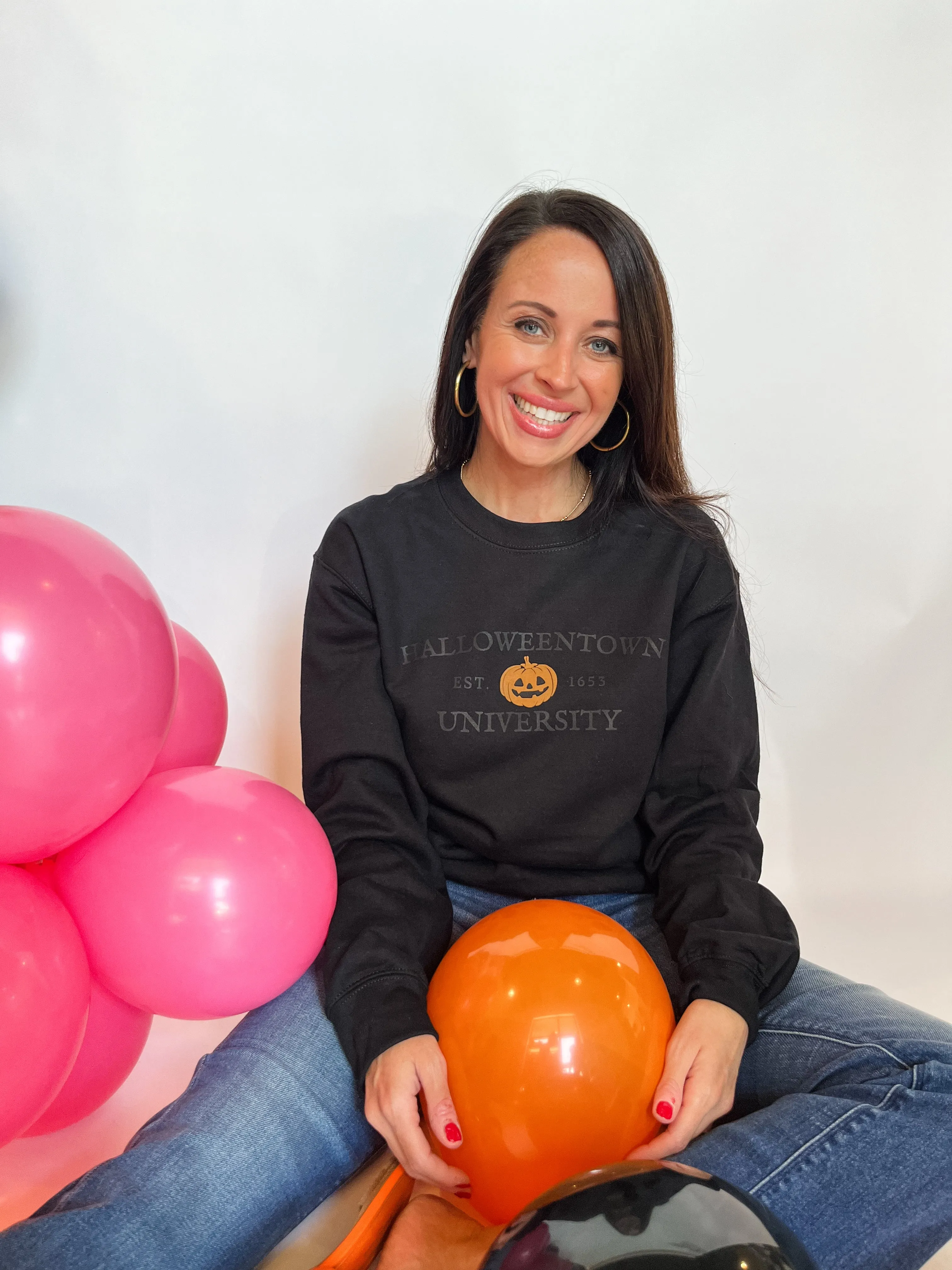 Halloweentown University Crewneck - Black