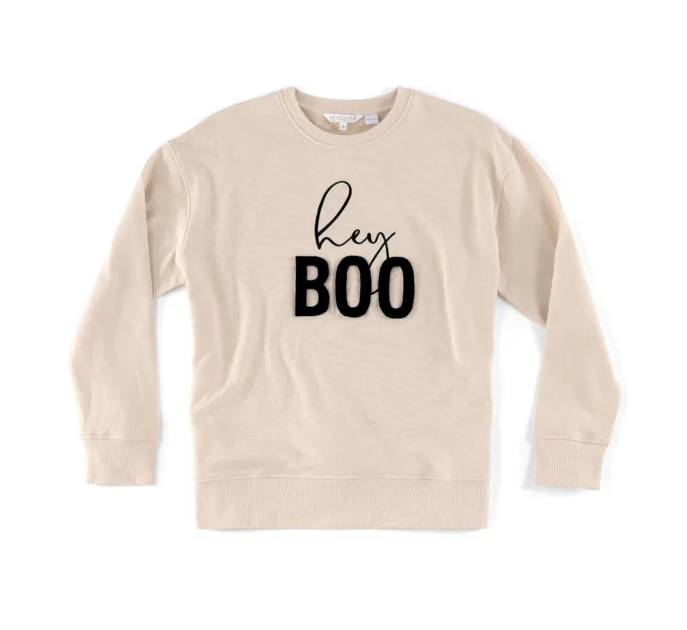 Hey Boo Sweatshirt - Cream