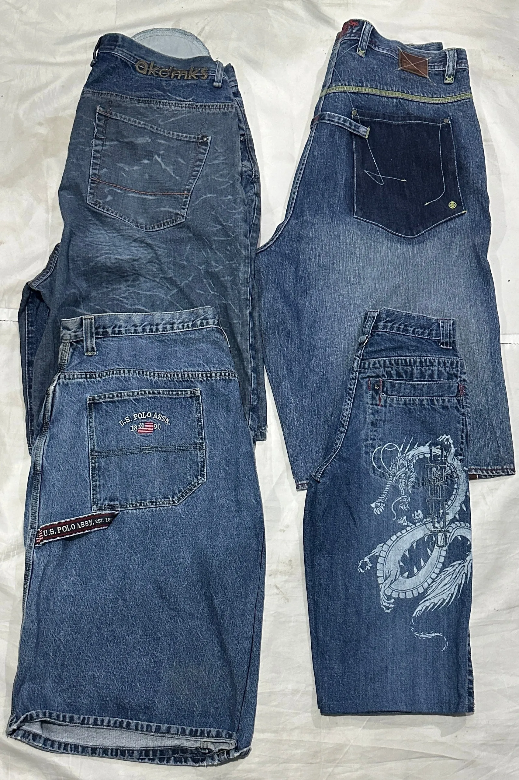Hip-hop and carpenter jeans shorts 25 pieces