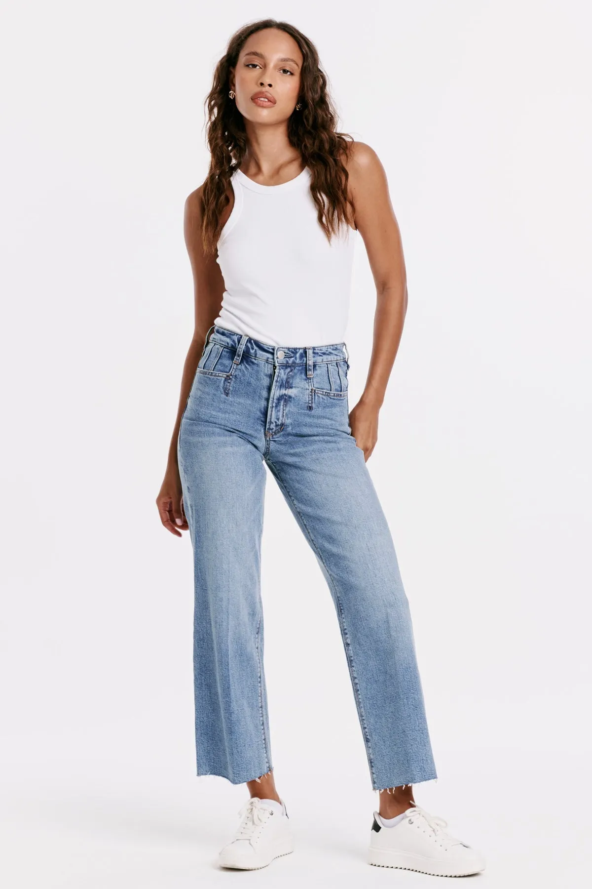 Holly Crescent Wide Leg Jeans
