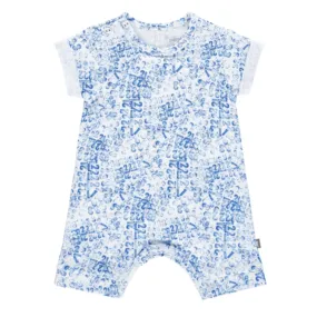 Imps &amp; Elfs Surf Blue Number Romper