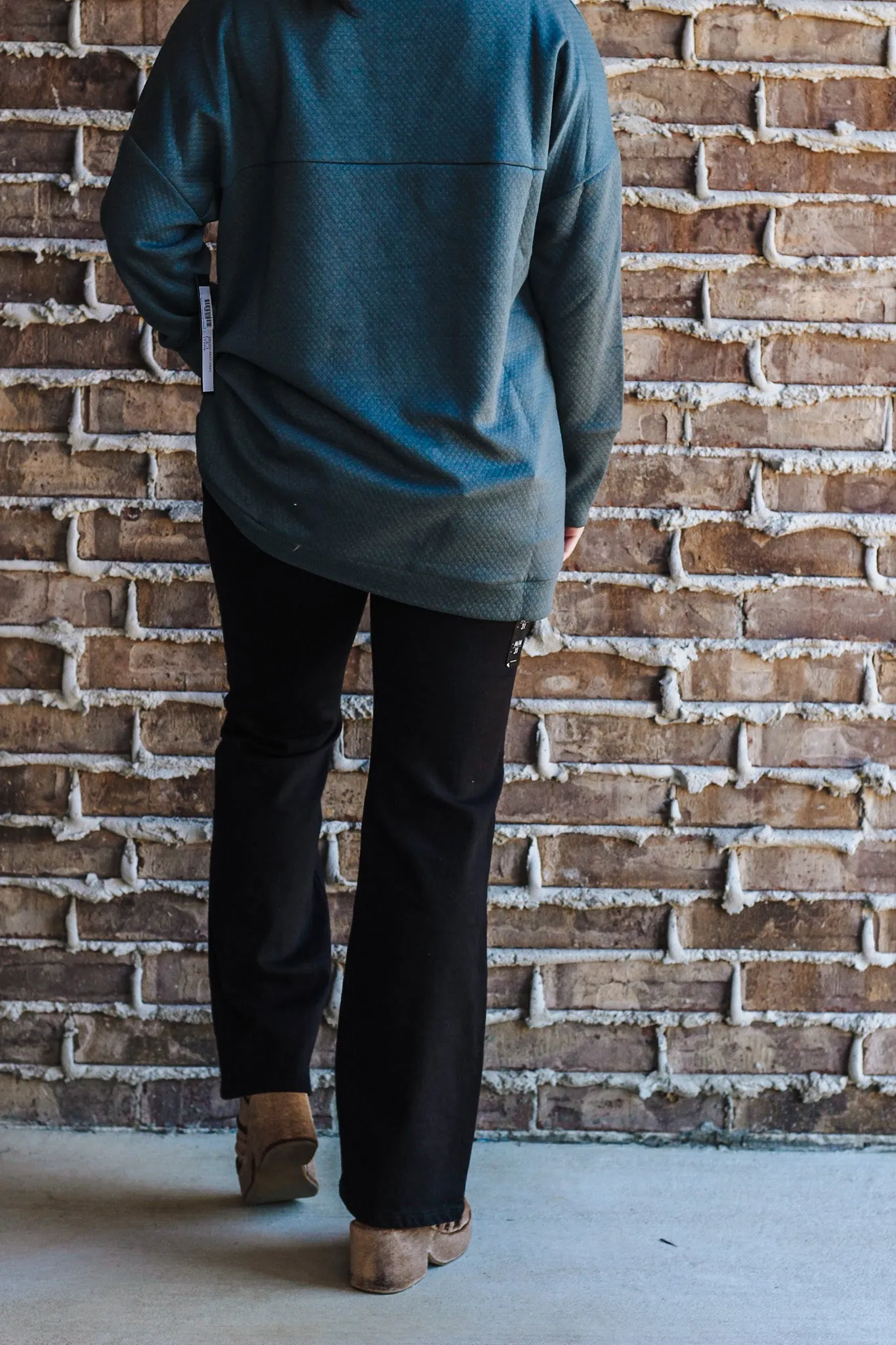 Infinite Fit High Rise Black Bootcut Jeans By Silver