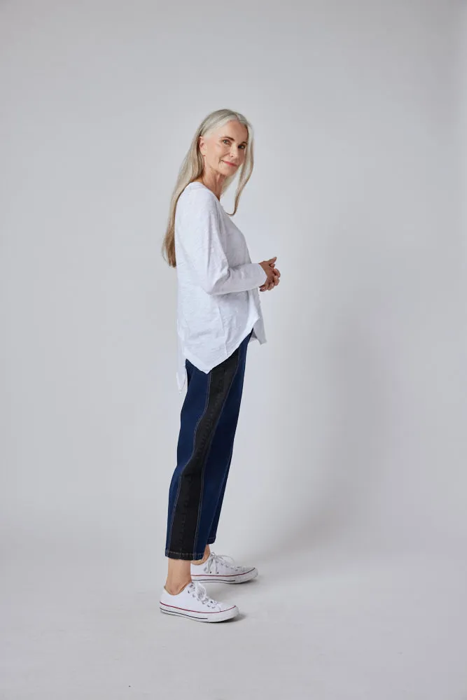 Inner Glow Asymmetric Long Sleeve Top