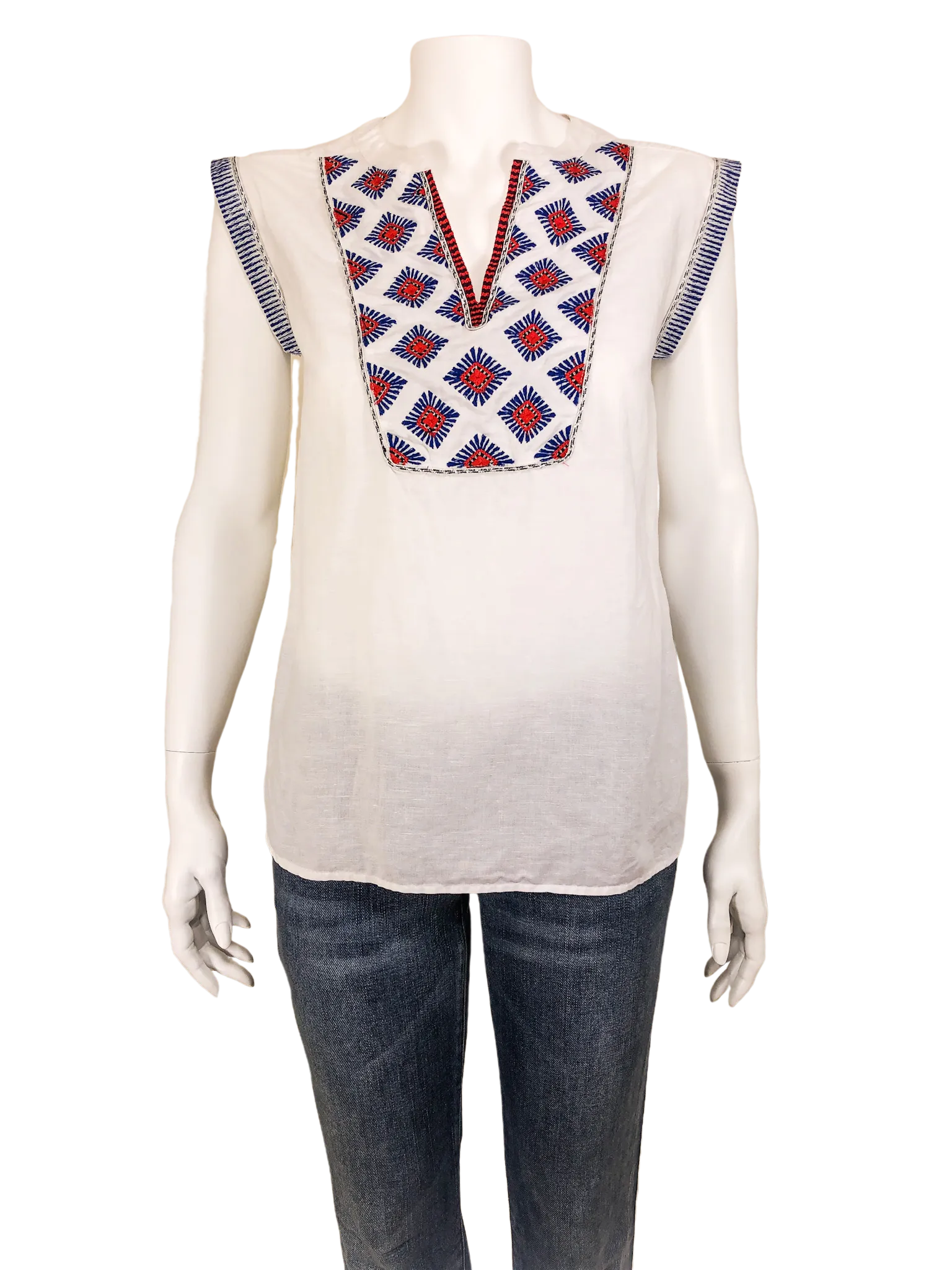 J. Crew, Embroidered Tunic, Size 0