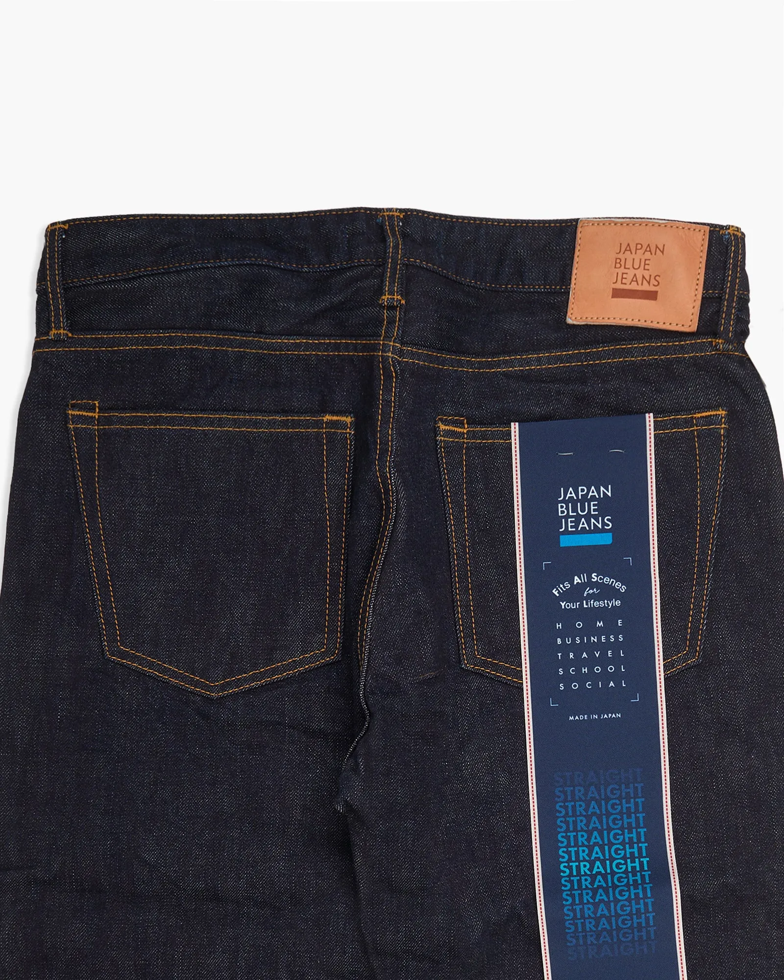 Japan Blue J301 Straight Fit 14.8oz US Cotton Selvedge Mens Jeans - Indigo