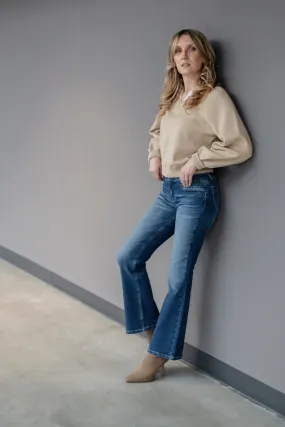 Jeans - Bootcut - Pina Weitblau